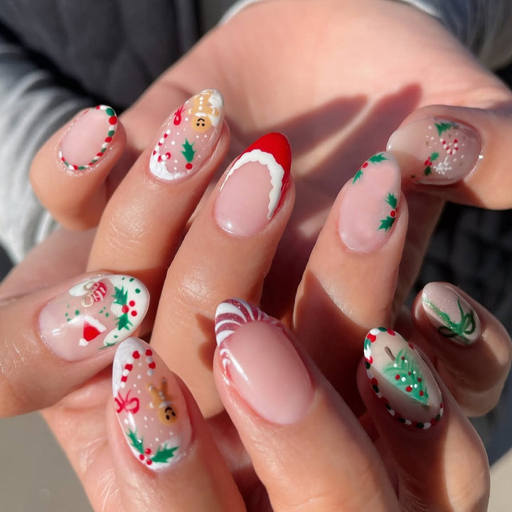 Festive Artificial Nail Creations Stornfield