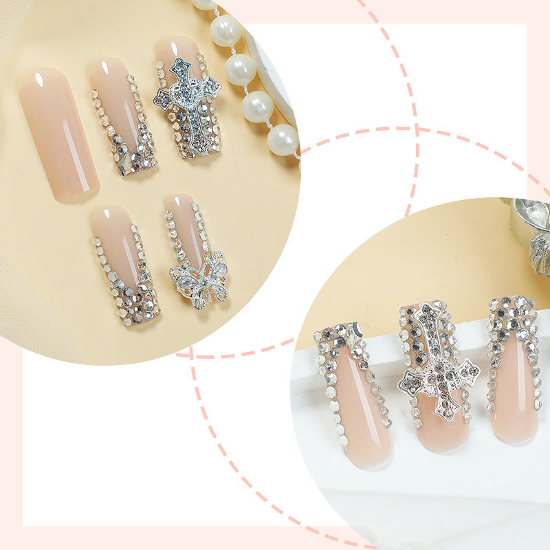 Artificial nails with elegant decoration Stornfield