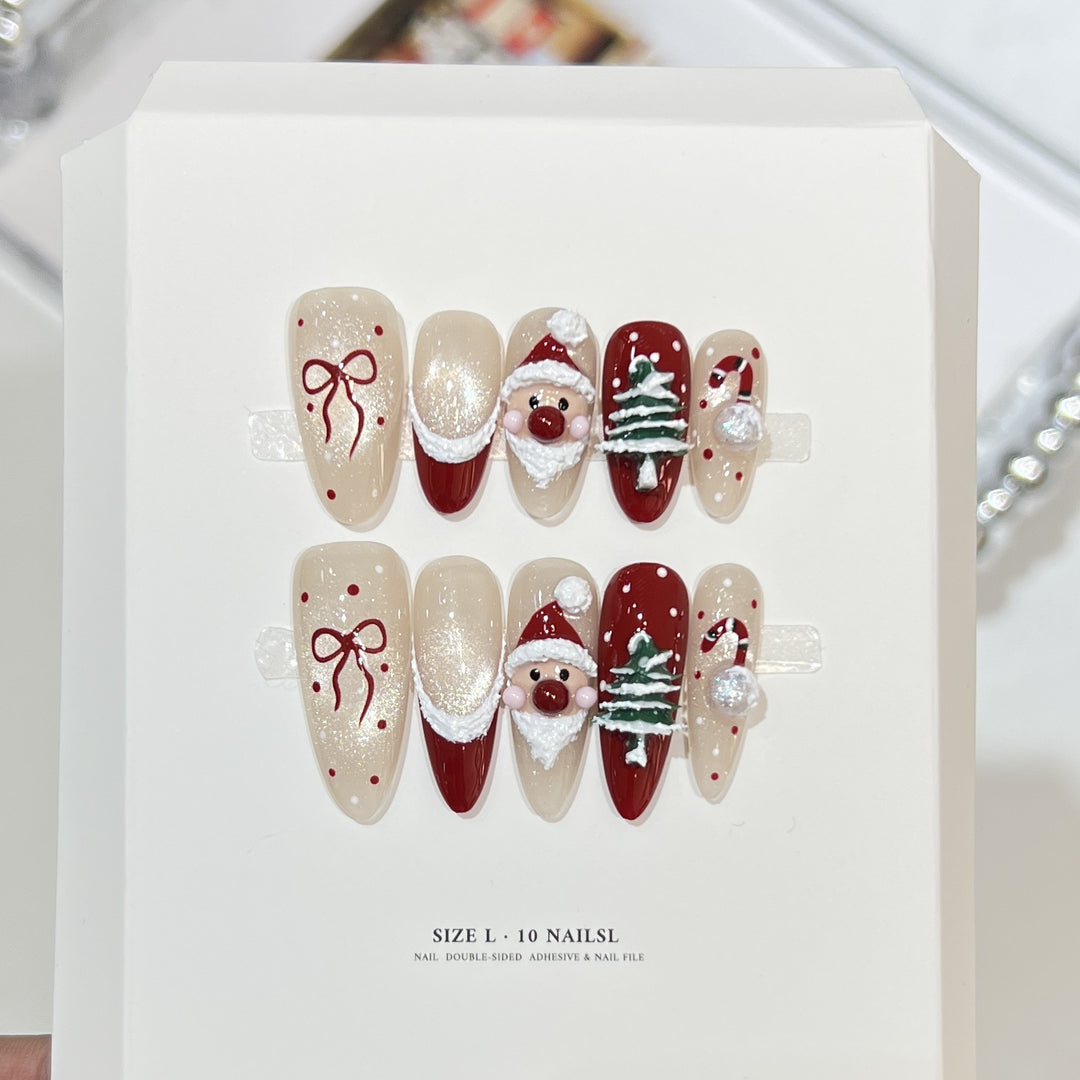 Festive Themed Press-On Nail Set