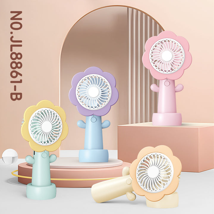Flower-Shaped Handheld Cooling Fan Stornfield