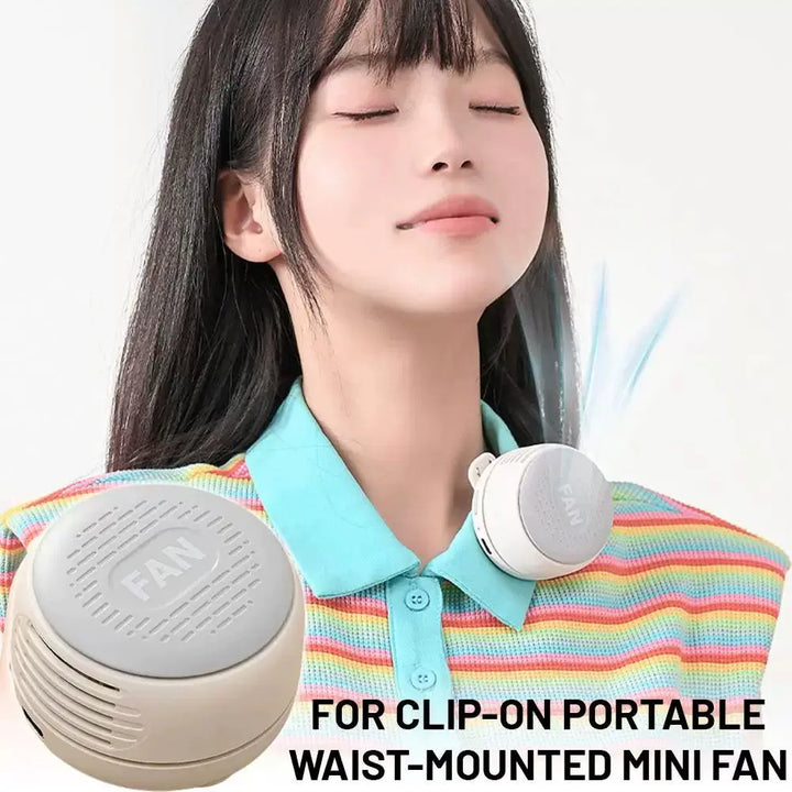 Unisex one size compact portable personal cooling fan with USB rechargeable battery and adjustable louvers Stornfield