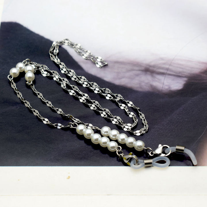 Decorative Pearl-Linked Eyewear Chain Stornfield