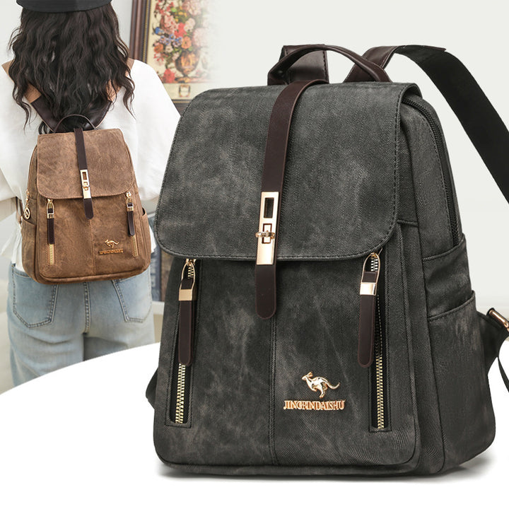 Vintage Canvas Travel Backpack Stornfield