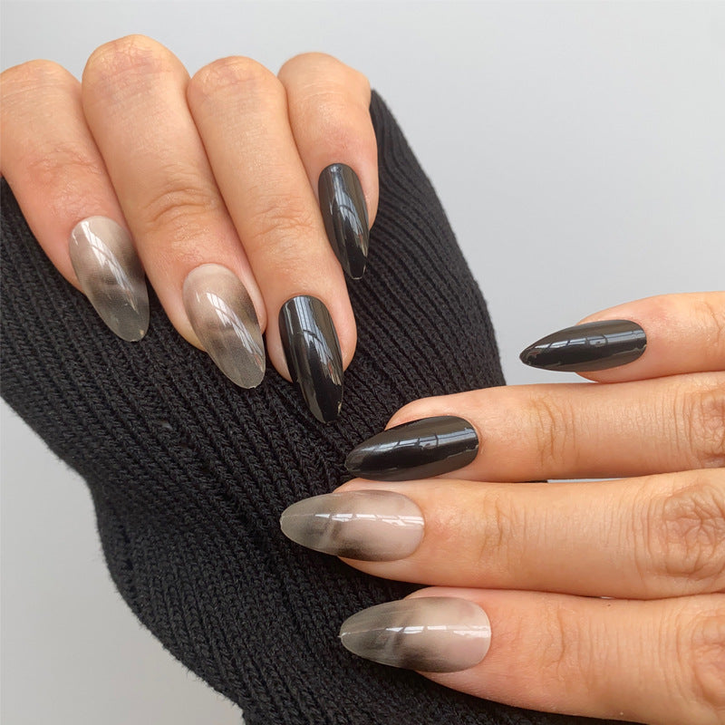 Artistic Stiletto Press-On Nails Set with Ombre Design Stornfield