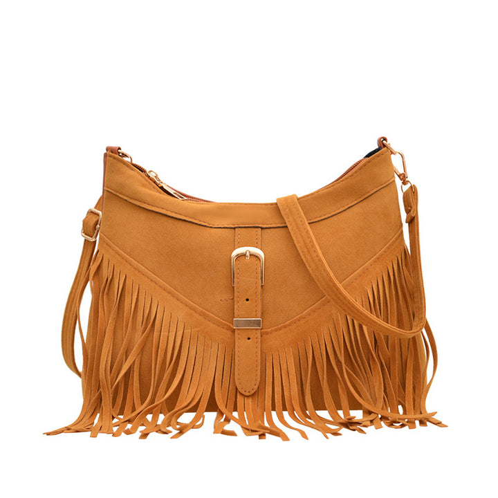 WoSuede Fringe Crossbody Bag Stornfield