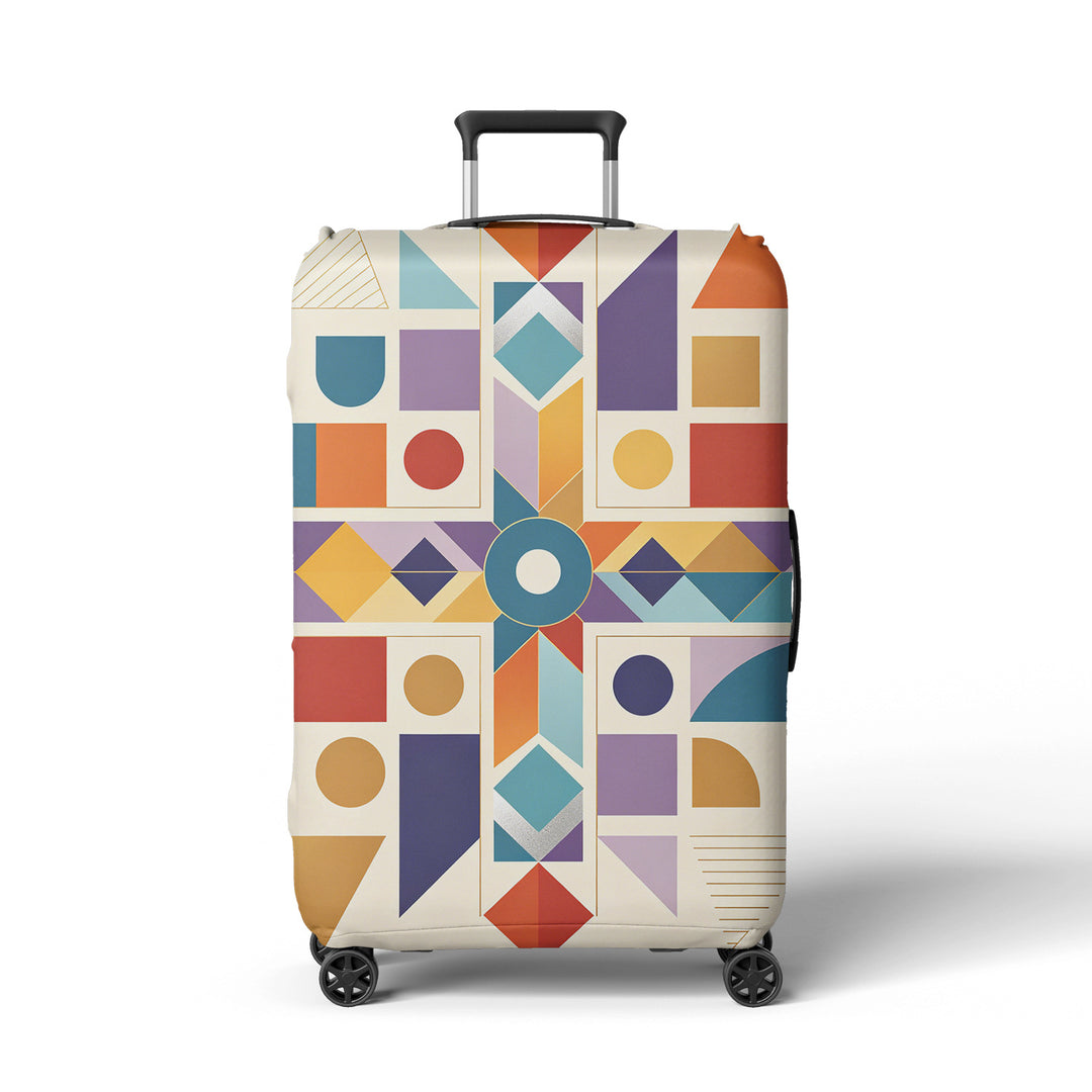 Women's suitcase cover with modern graphic design Stornfield