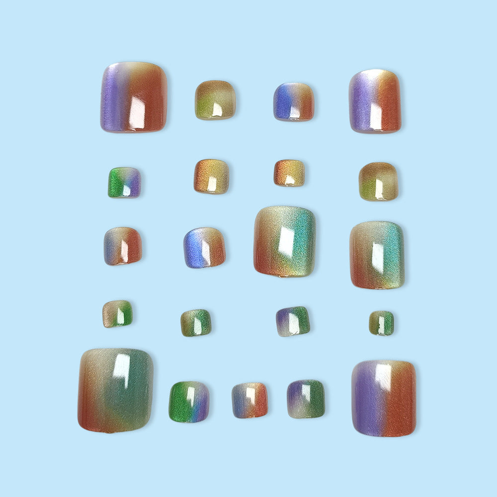 Rainbow Gradient Pedicure Set Stornfield