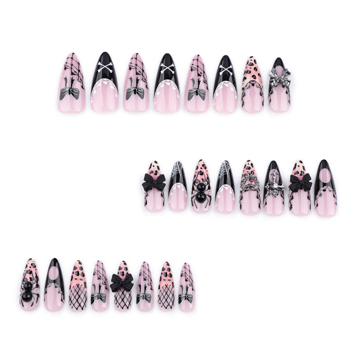 Creative acrylic nails in elegant leopard design Stornfield