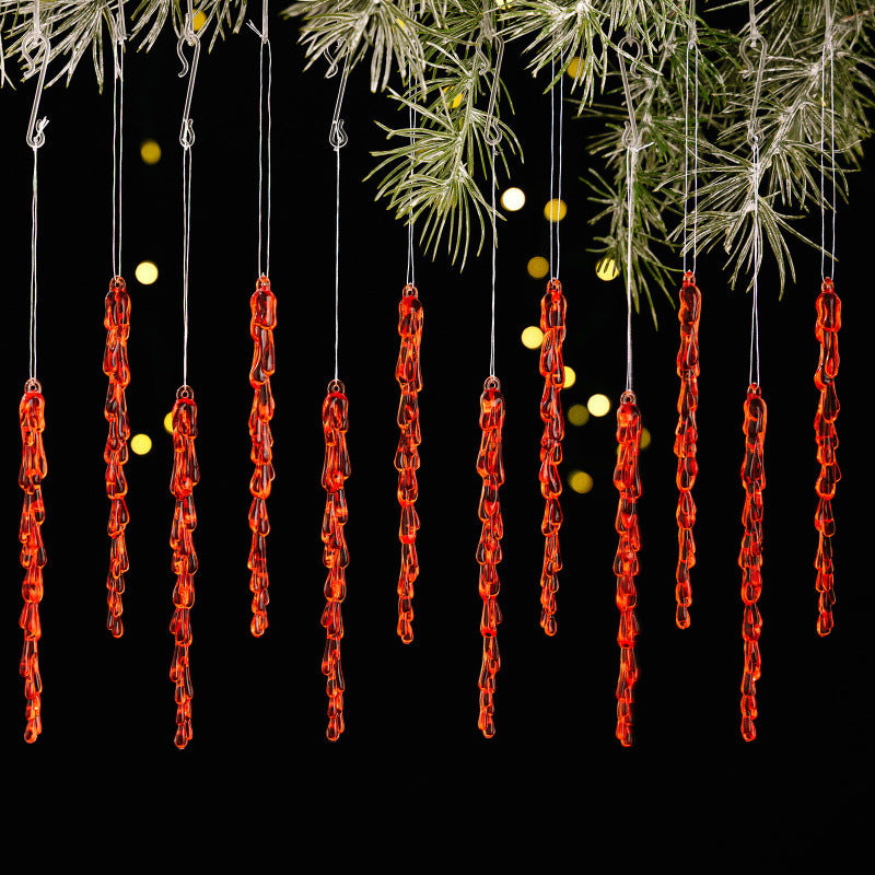 Decorative Christmas lights string with icicle design Stornfield