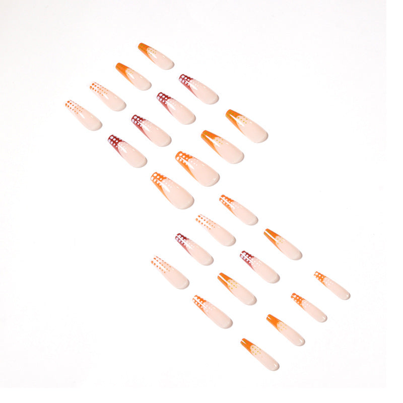 Artful Nail Extensions with Innovative Dot Design Stornfield