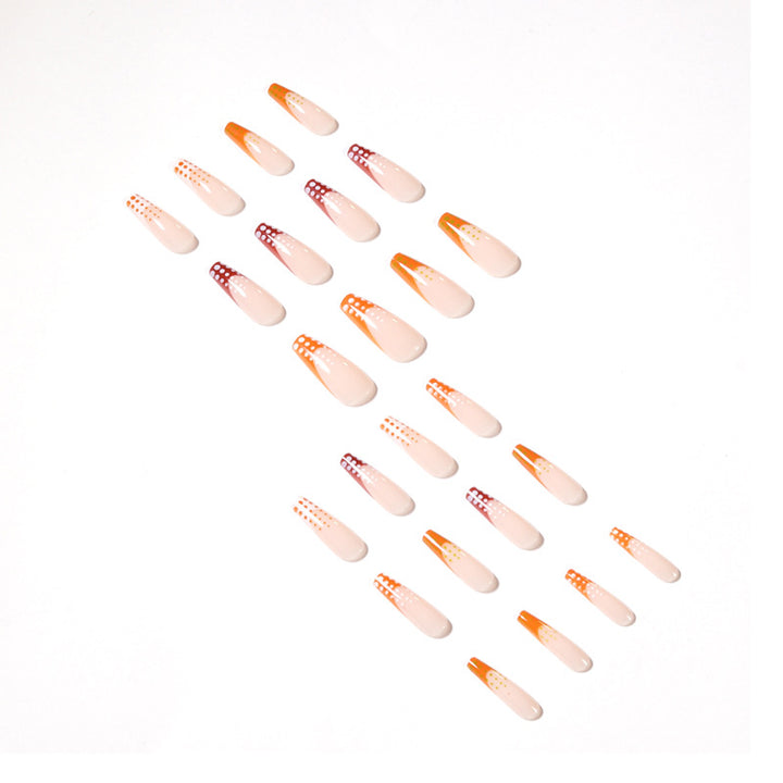 Artful Nail Extensions with Innovative Dot Design Stornfield