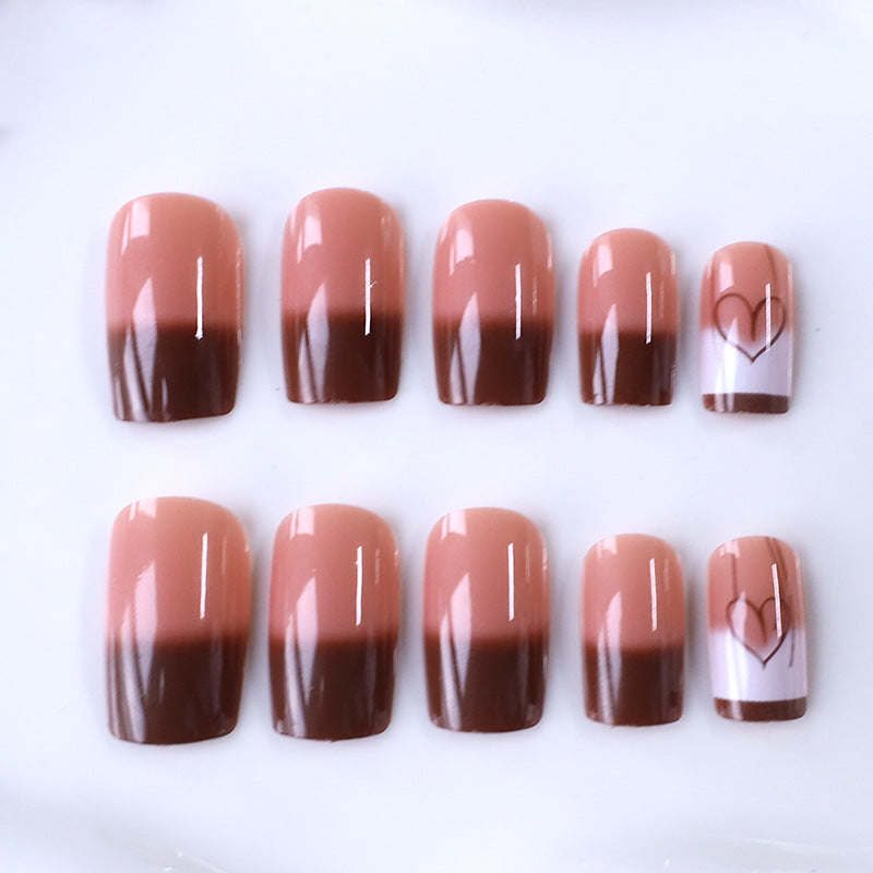 Artistic Heart-Embellished Nail Design Stornfield