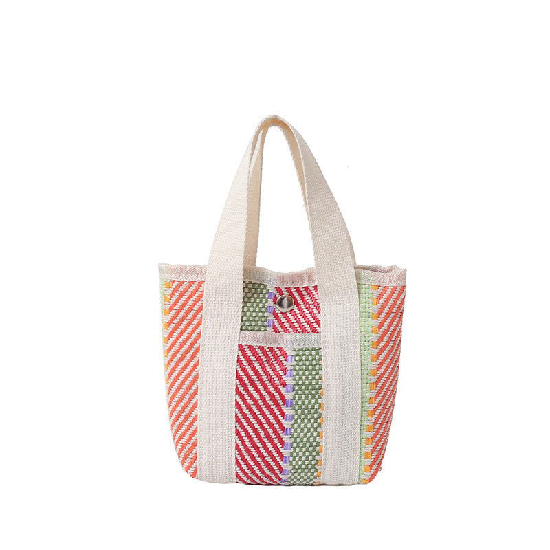 WoColorful Woven Beach Tote Bag Stornfield