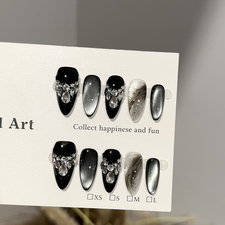 Artistic Glamorous Press-On Nail Set