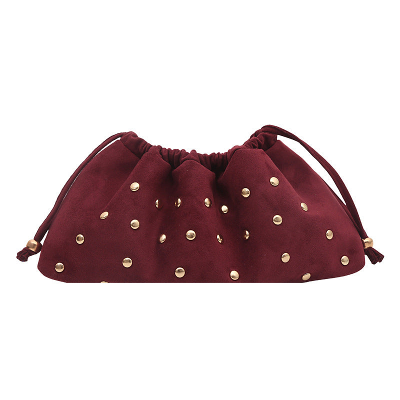 WoChic Studded Drawstring Clutch Bag Stornfield