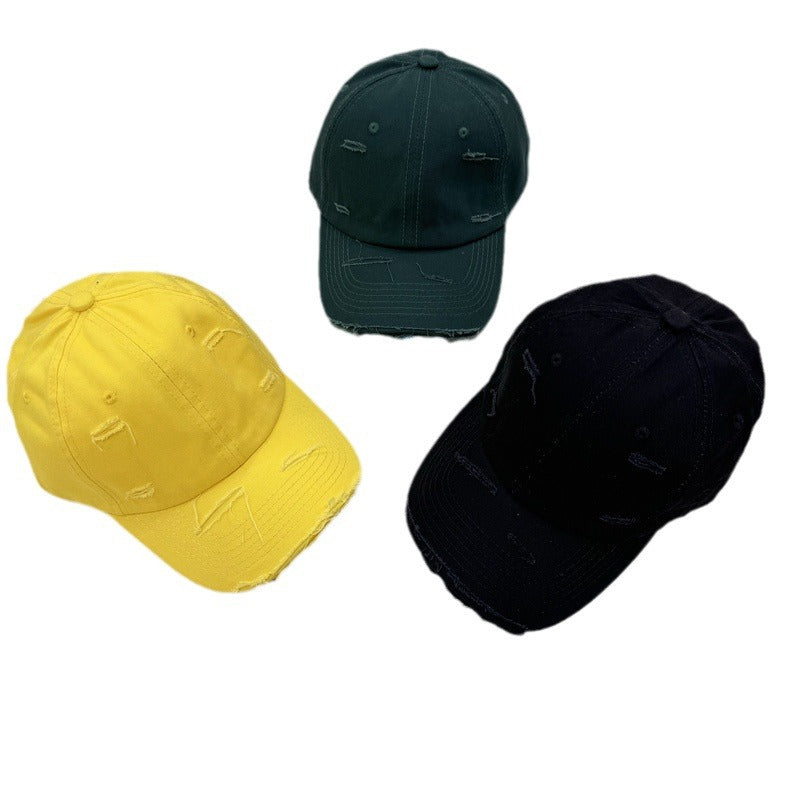 Men's Distressed Vintage-Style Baseball Cap Stornfield