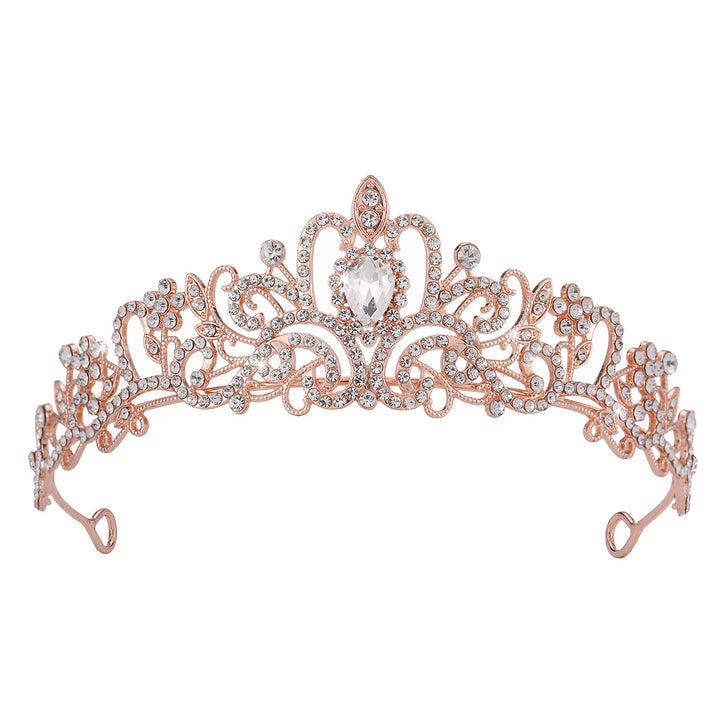 Ladies Sparkling Crystal Tiara with Filigree Design Stornfield