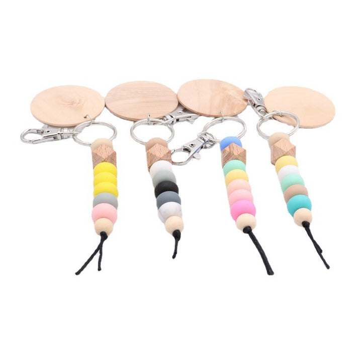 Decorative Wooden Beaded Keychain Stornfield