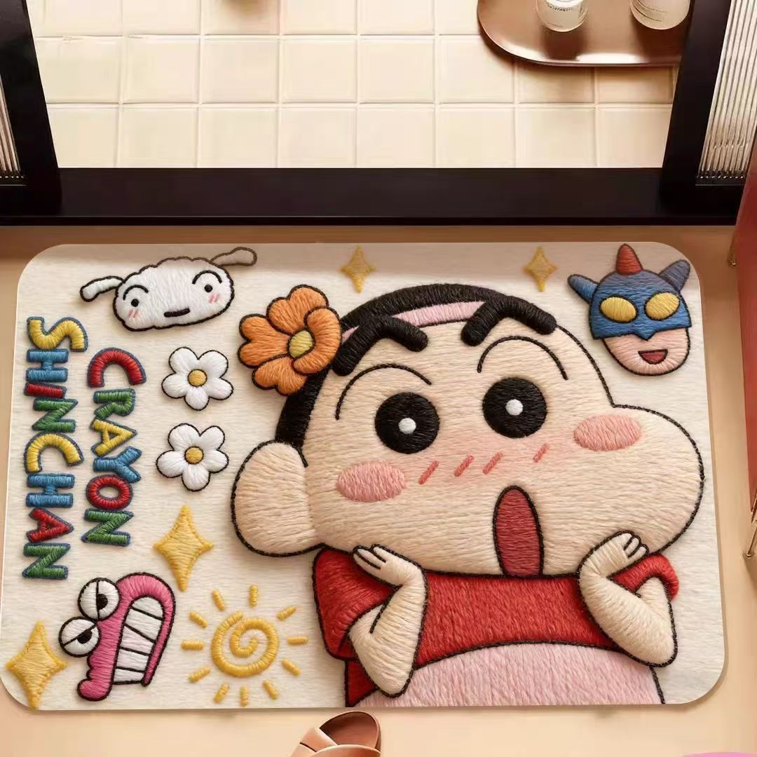 Animated Character Plush Bath Mat