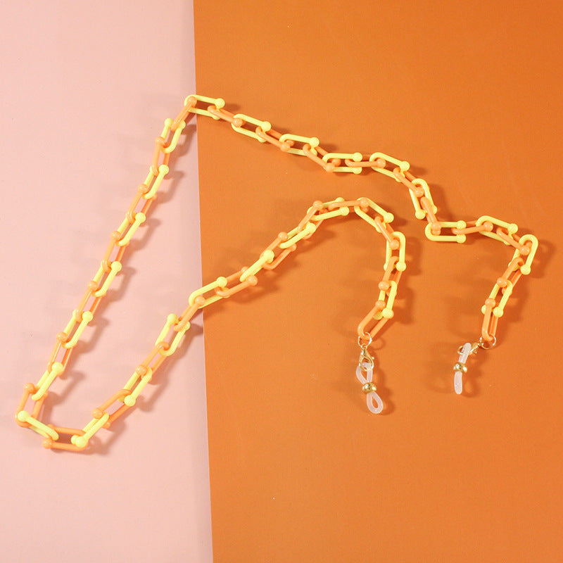Fashionable Glasses Holder Chain Made of Acrylic Stornfield