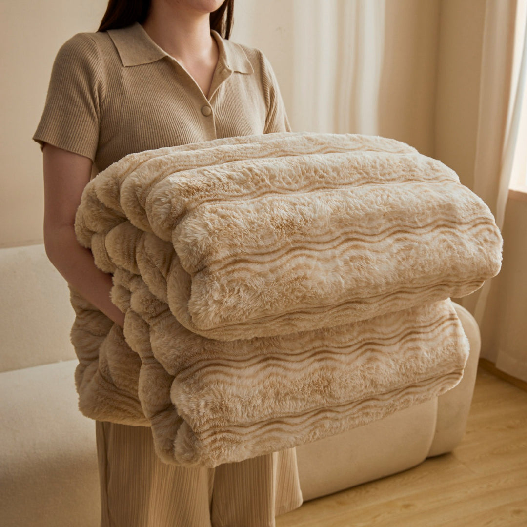 Luxurious Plush Throw Blanket