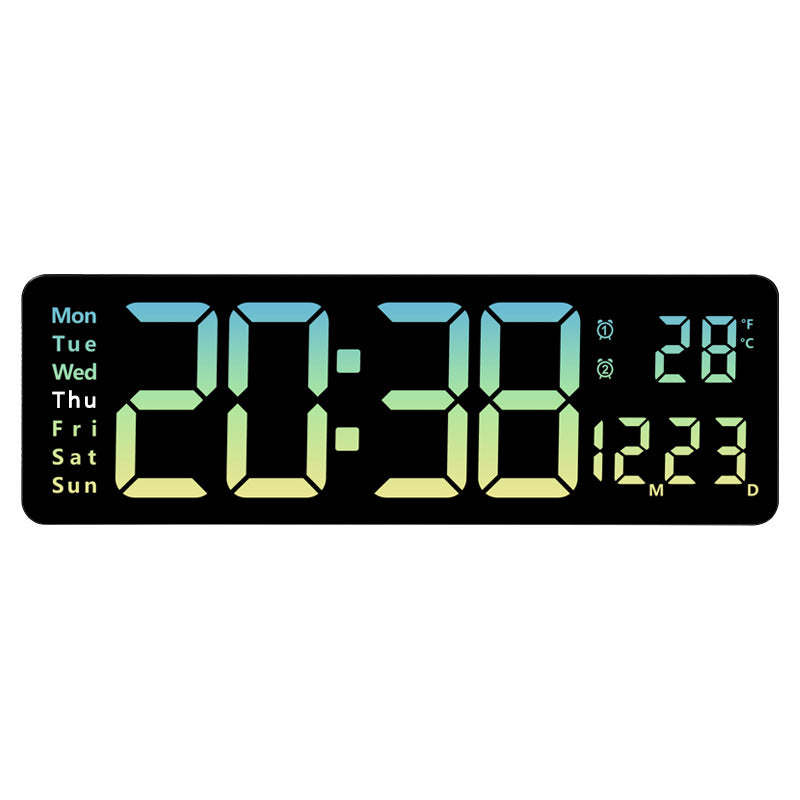 Digital wall clock with multifunctional LED display Stornfield