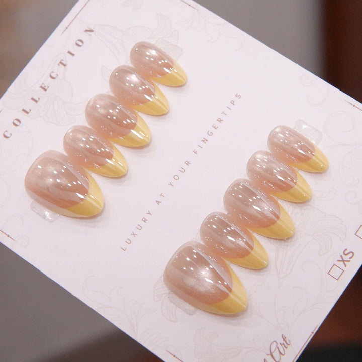 Luxury French Tip Nail Extensions