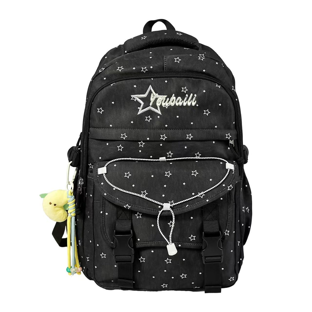 Star Patterned Student Backpack Stornfield