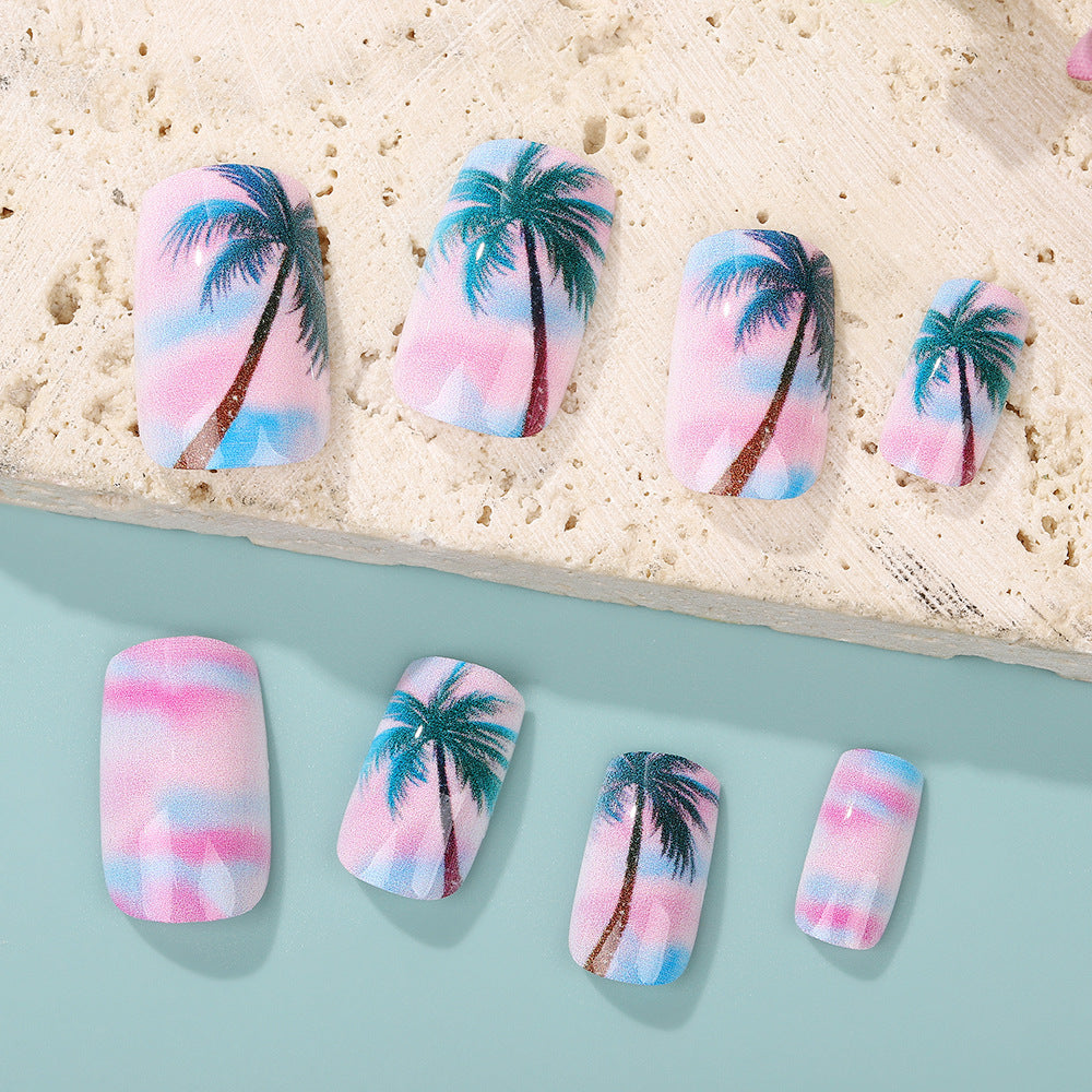 Artificial nails in tropical palm design Stornfield