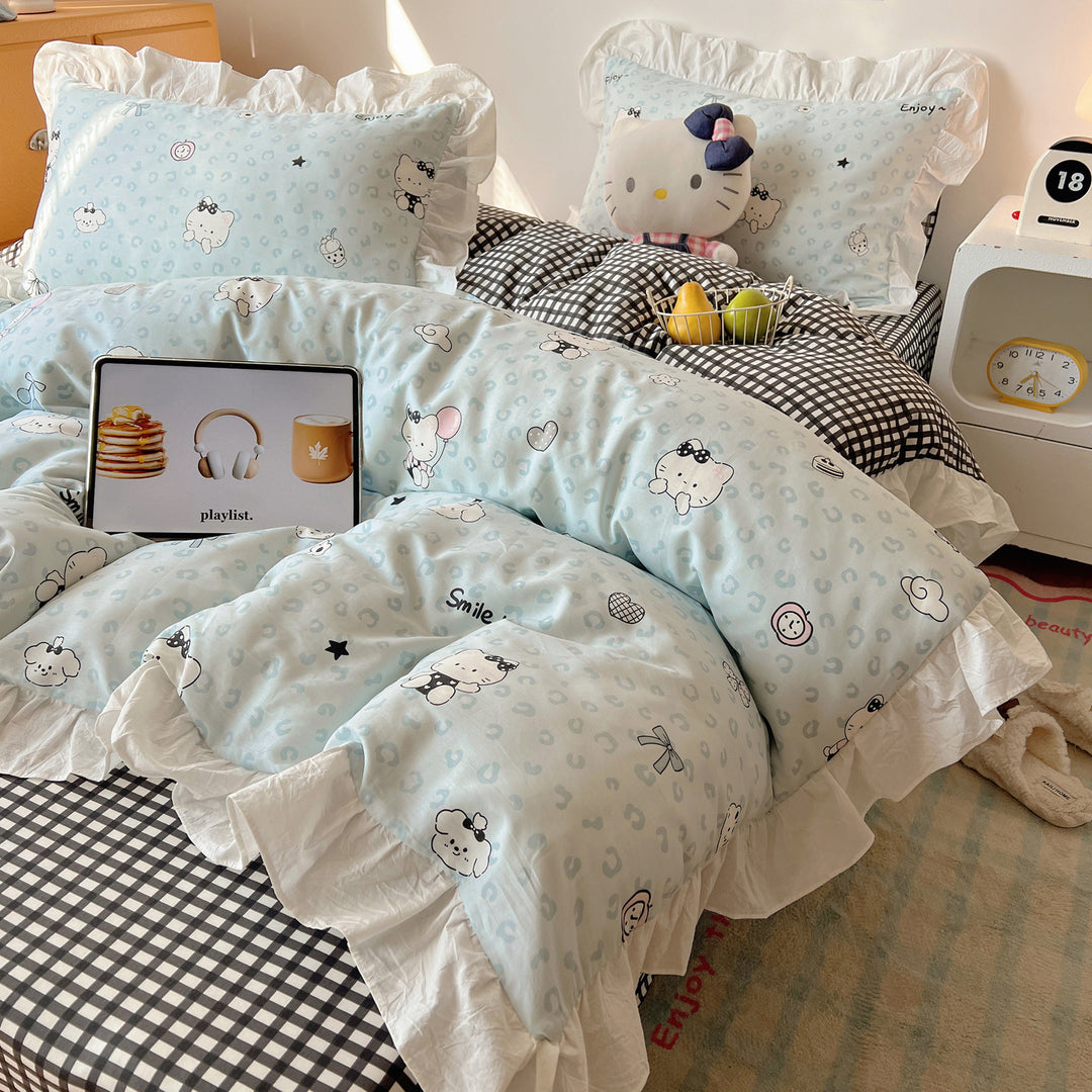 Playful Cartoon-Themed Comforter Set