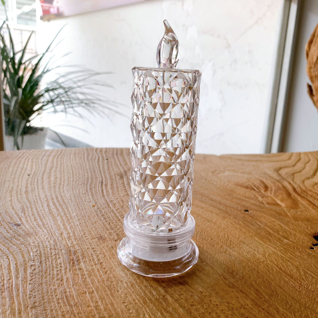 Decorative Crystal LED Flameless Candle Jar Stornfield
