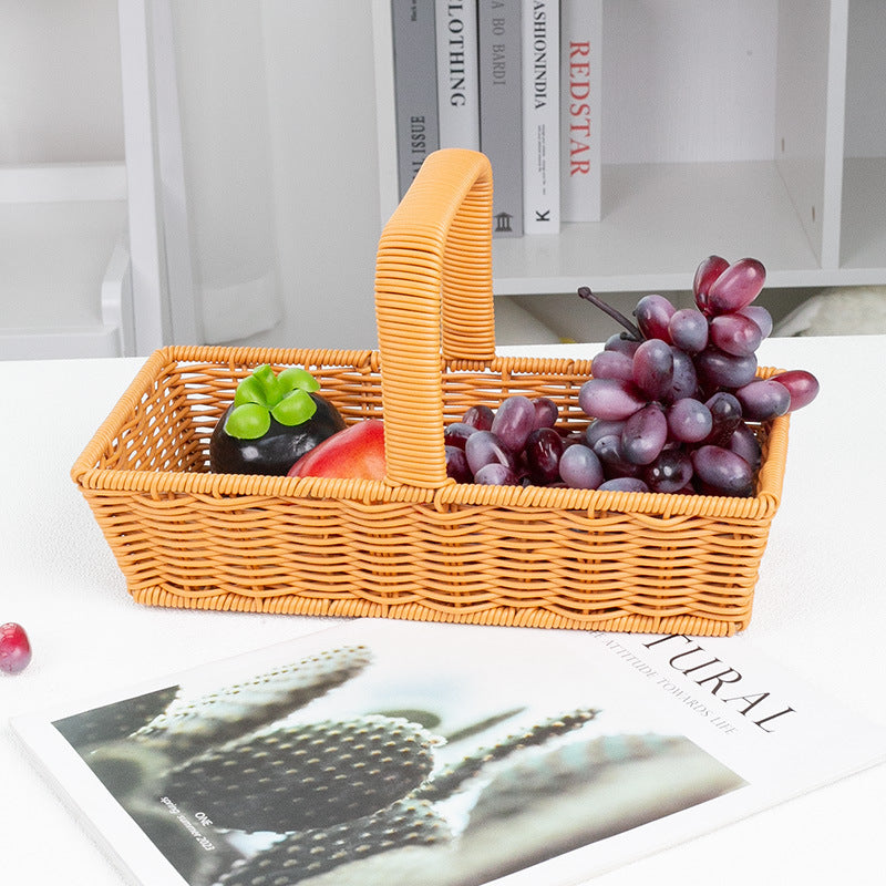 Handcrafted Wicker Storage Caddy Stornfield