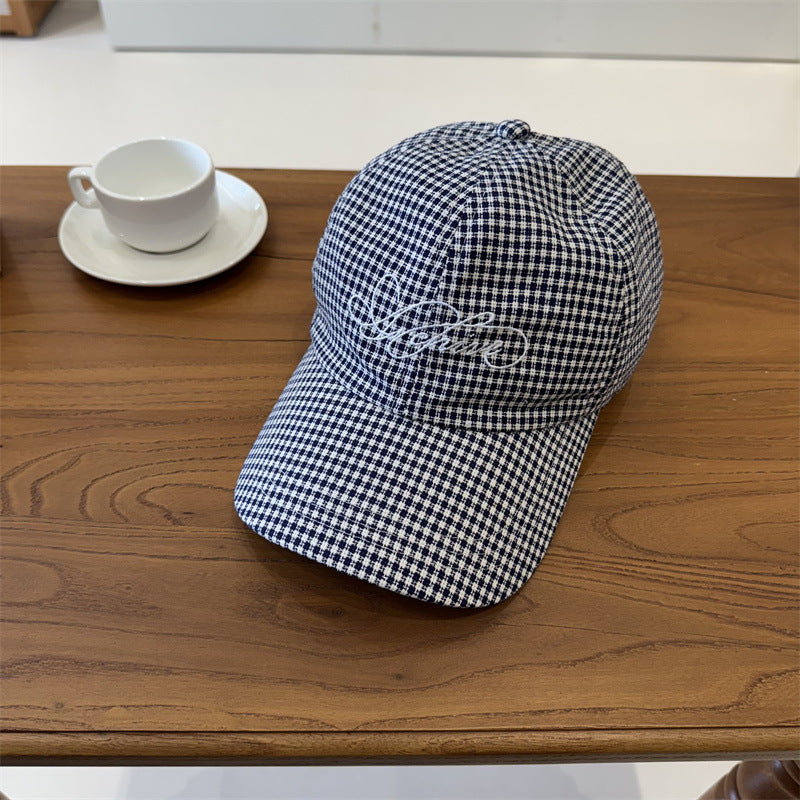Women's Gingham Checkered Baseball Cap Stornfield