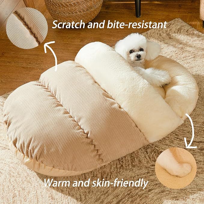 Plush  Sleeper   Dog Bed