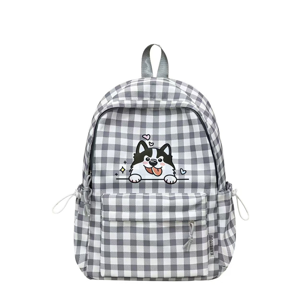 Backpack with Cute Dog Design and Clever Compartment Layout Stornfield
