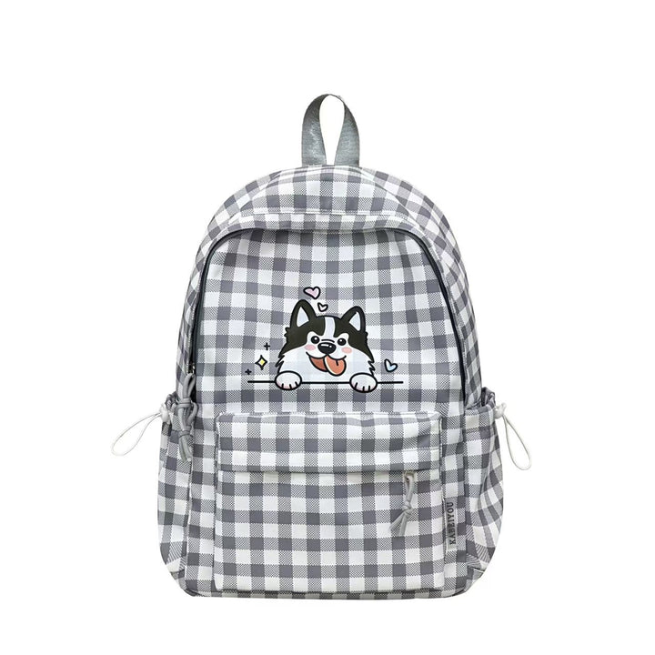 Backpack with Cute Dog Design and Clever Compartment Layout Stornfield