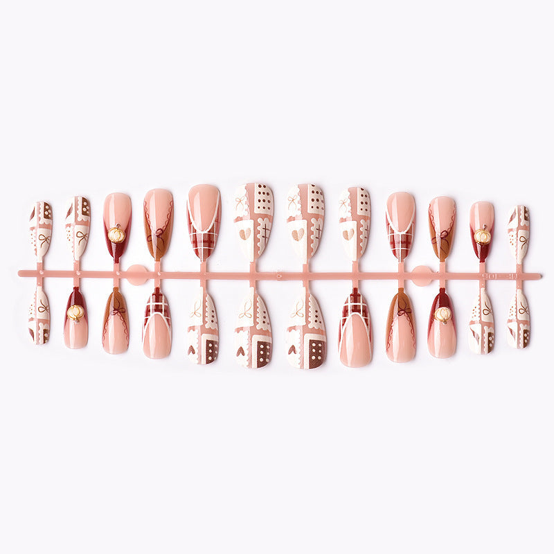 Artistic Themed Press-On Nail Art Stornfield