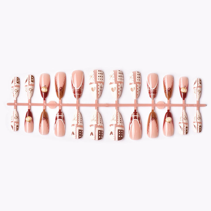 Artistic Themed Press-On Nail Art Stornfield