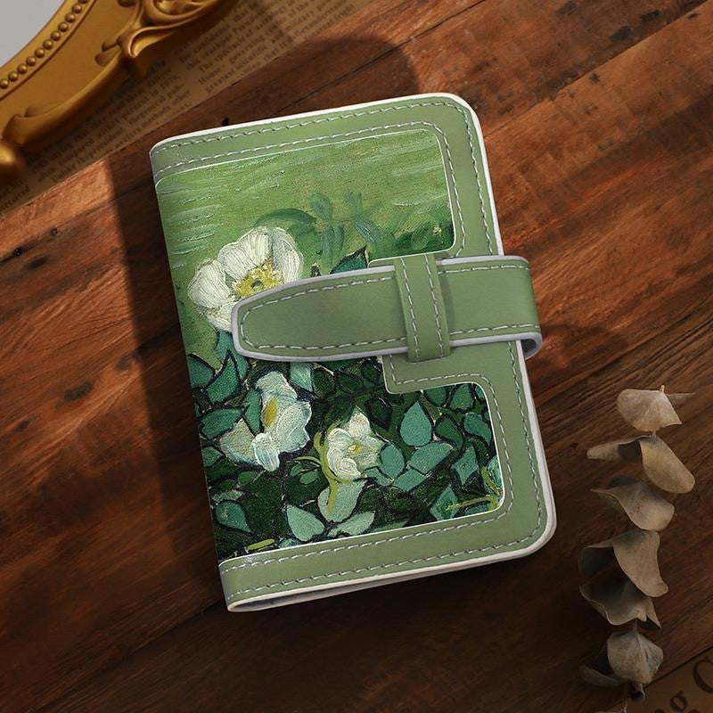Artistic Floral Cardholder