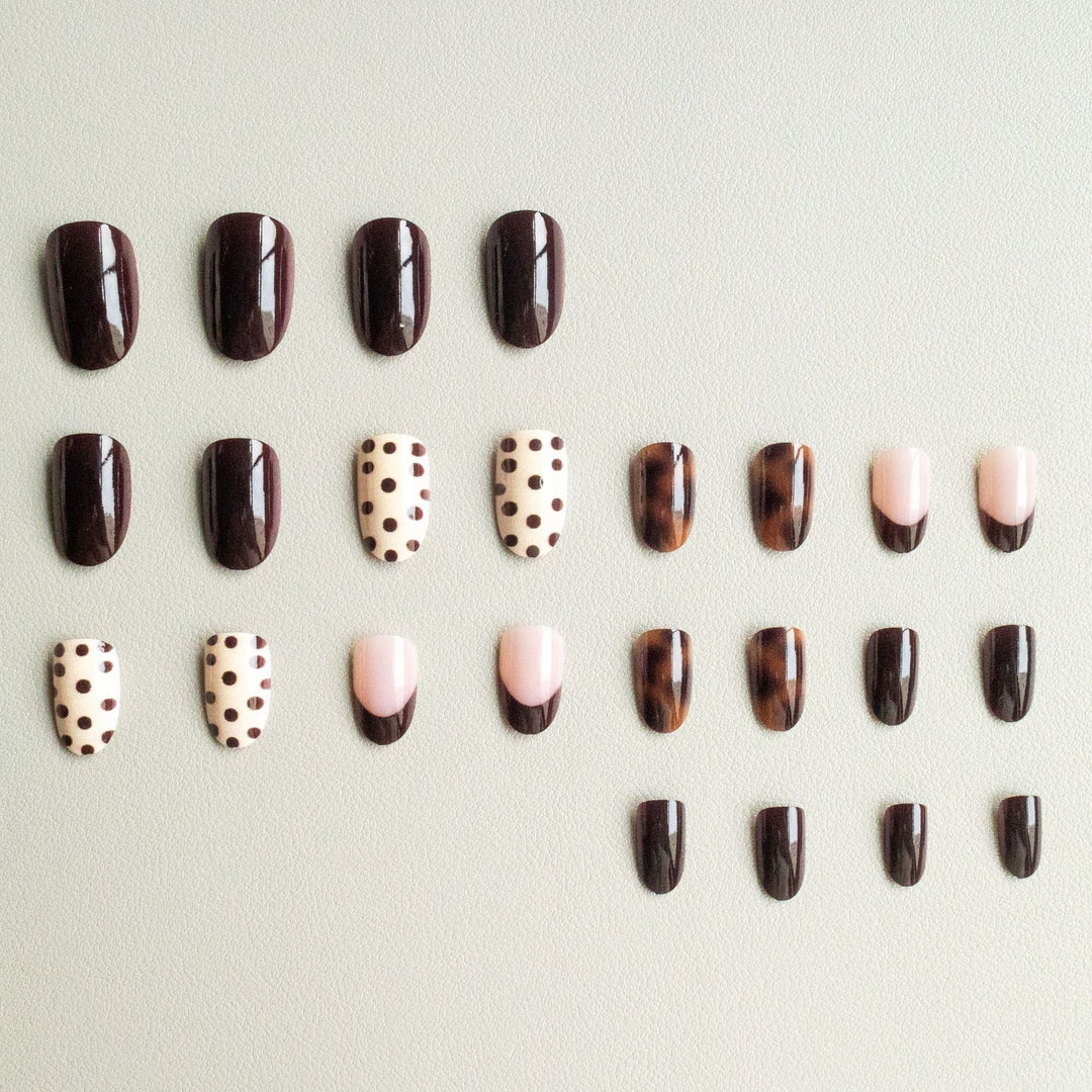 Trendy Multi-Patterned Nail Art Set