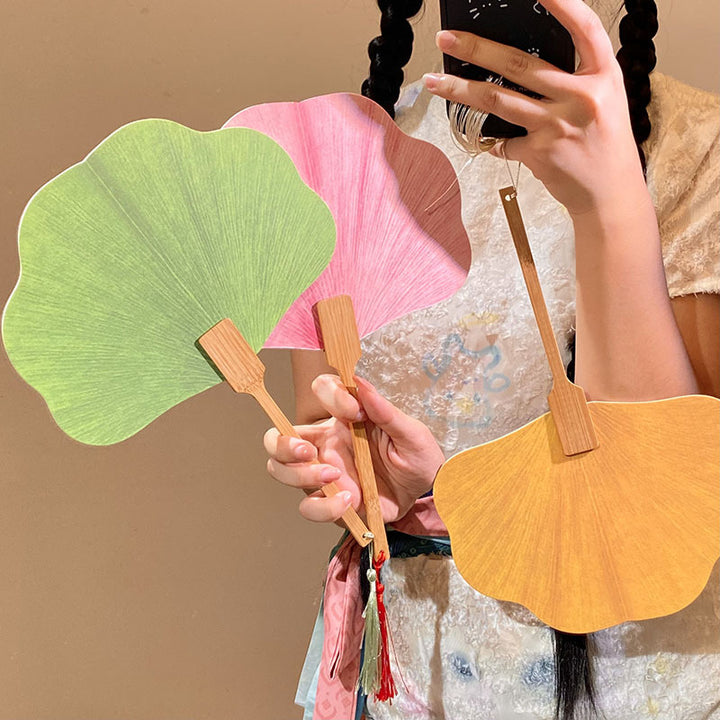 Hand fan with elegant cherry blossom pattern Stornfield
