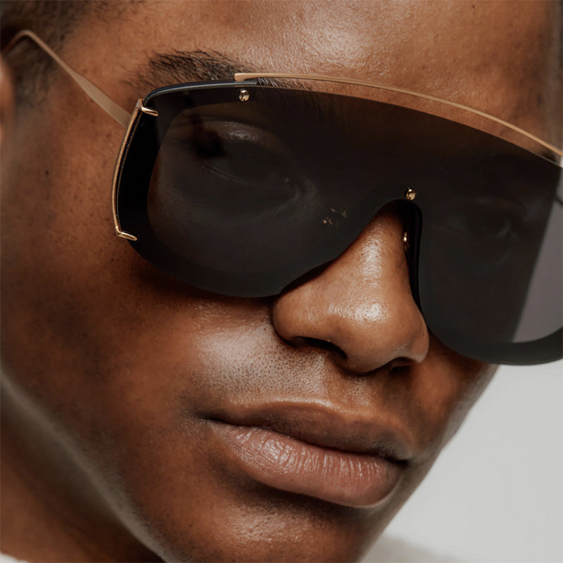Ladies futuristic oversized sunglasses Stornfield