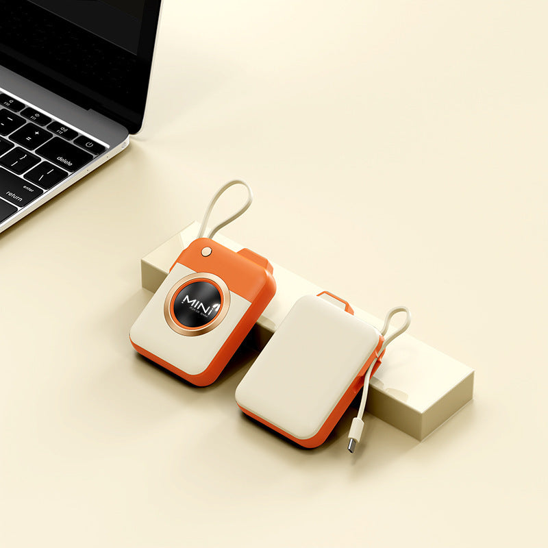 Portable Mini Power Bank with Integrated Charging Cable and Innovative Design Stornfield