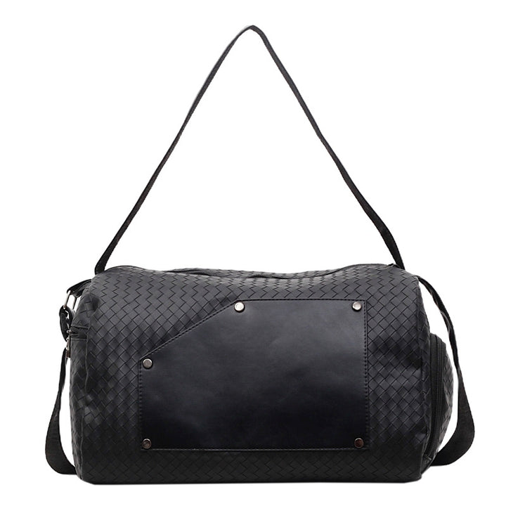 Elegant Sport Duffel Bag with Woven Design and Removable Shoulder Strap Stornfield