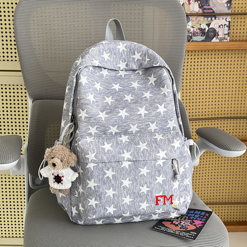 Fun Star-Patterned Casual Backpack Stornfield