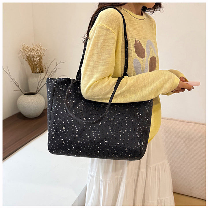 Stylish Star-Patterned Tote Bag Stornfield