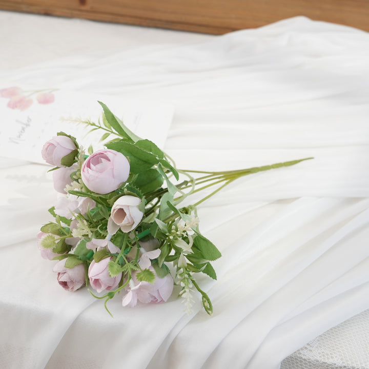 Elegant Faux Peony Bouquet