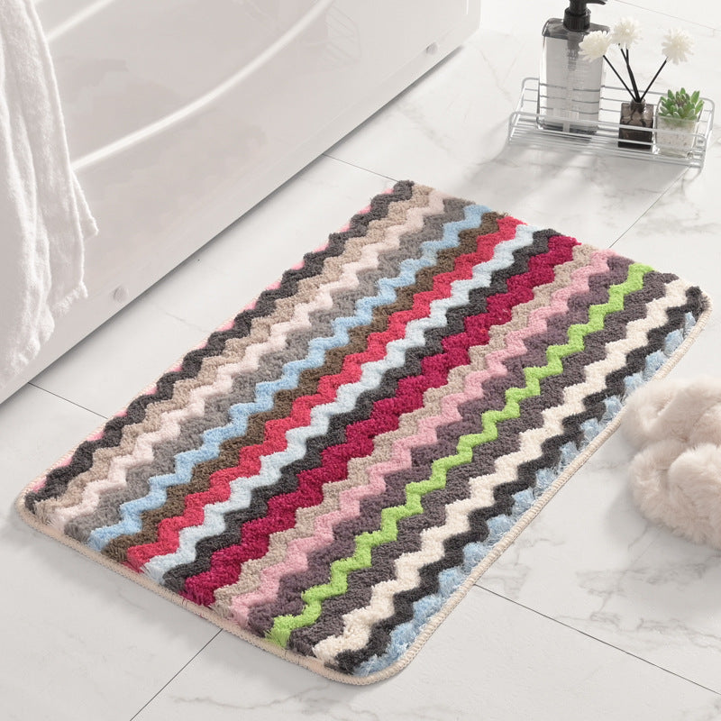 Fringed Chevron Bath Mat Stornfield