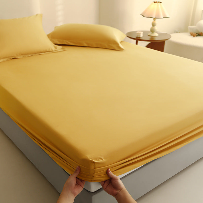 Breathable comfort fitted sheet set with extra deep pocket made of elastic modal blend and all-around elastic