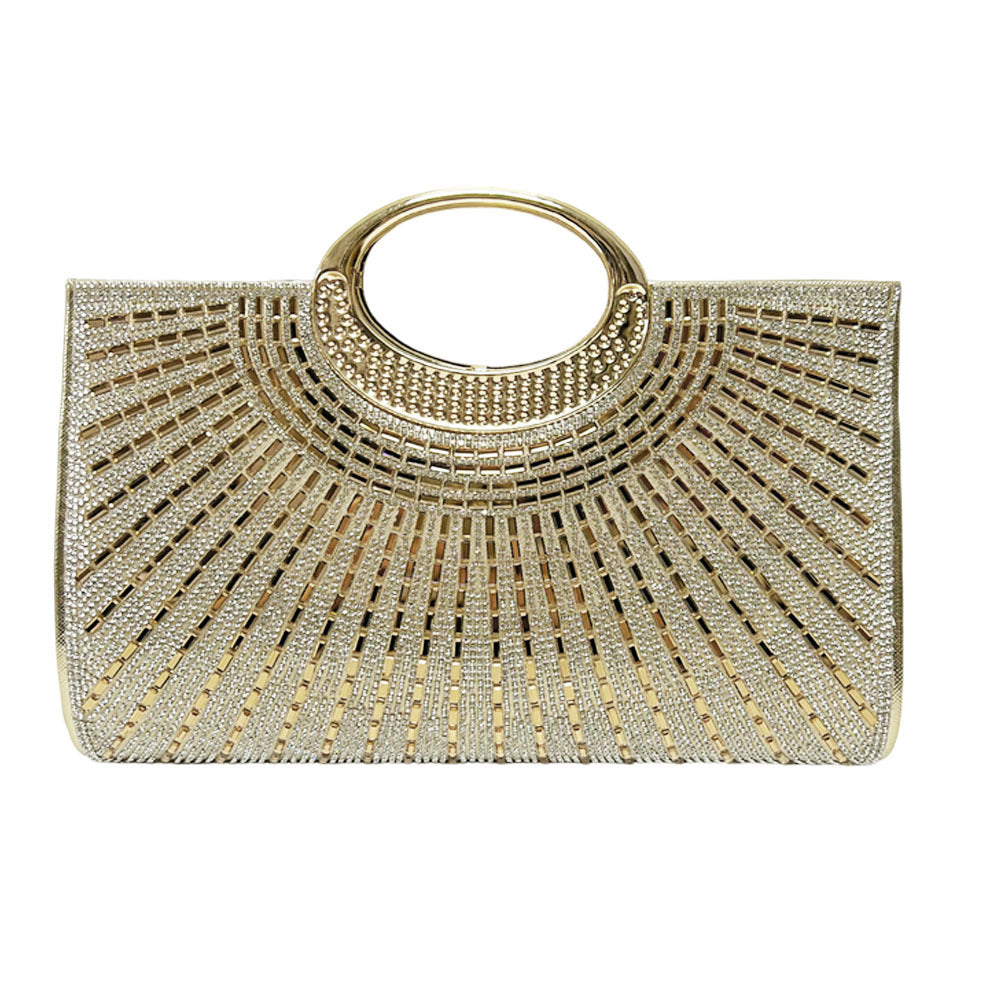Statement Metallic Evening Clutch